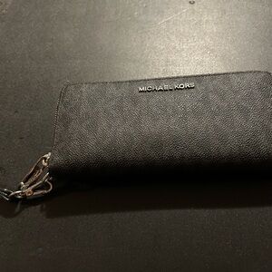 Michael Kors Black Wallet with Chain